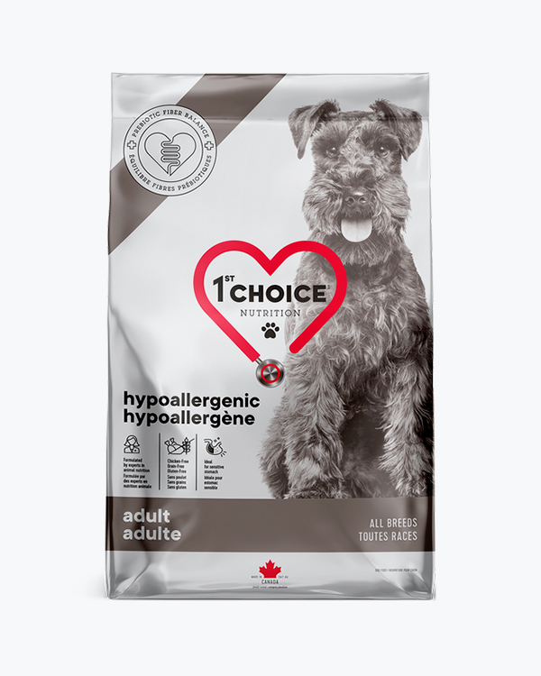 Сухой корм 1st Choice Hypoallergenic, для собак, гипоаллергенный, утка с бататом, 11 кг