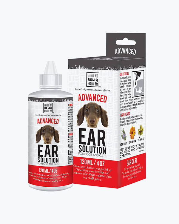 Лосьйон RELIQ Ear Solution для догляду за вухами собак, 120 мл