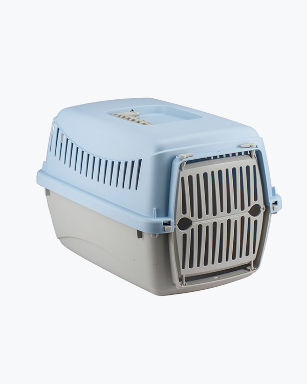 Переноска Gipsy XS Small Light Blue, пластикові дверцята, 39х26х25 см