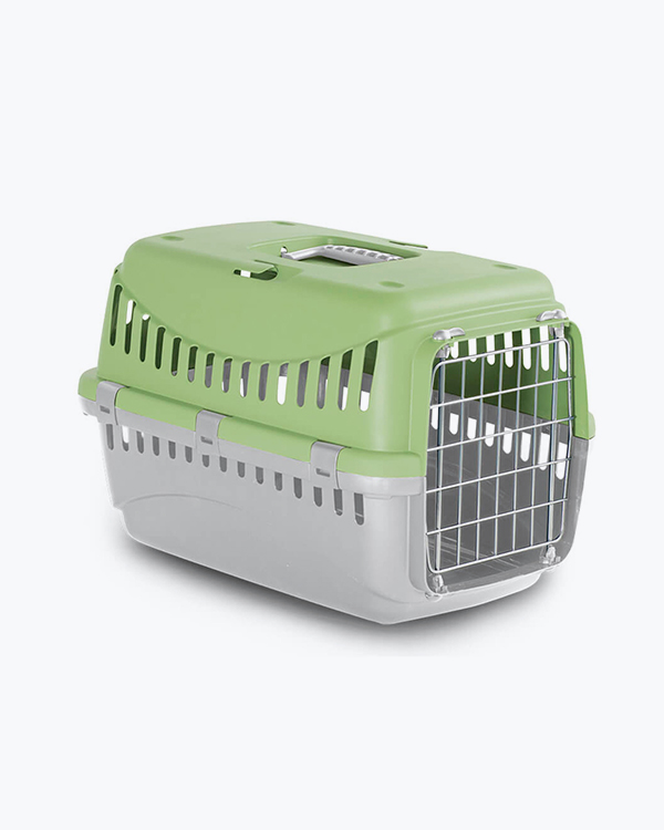 Переноска Gipsy 1 Small Light Green, металеві дверцята, 46x31x32 см