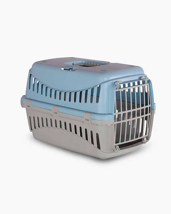 Переноска Gipsy 2 Large Light Blue, пластикові дверцята, 58х38х38 см