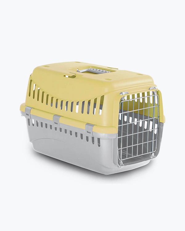 Переноска Gipsy 2 Large Yellow, металеві дверцята, 58х38х38 см