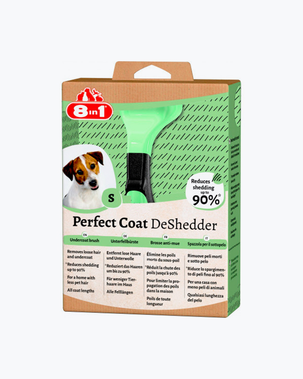 Дешеддер 8in1 Perfect Coat для вычесывания собак, размер S 4.5 см