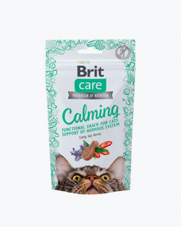 Ласощі Brit Care Functional Snack Calming для котів, для підтримки нервової системи, з куркою, 50 г