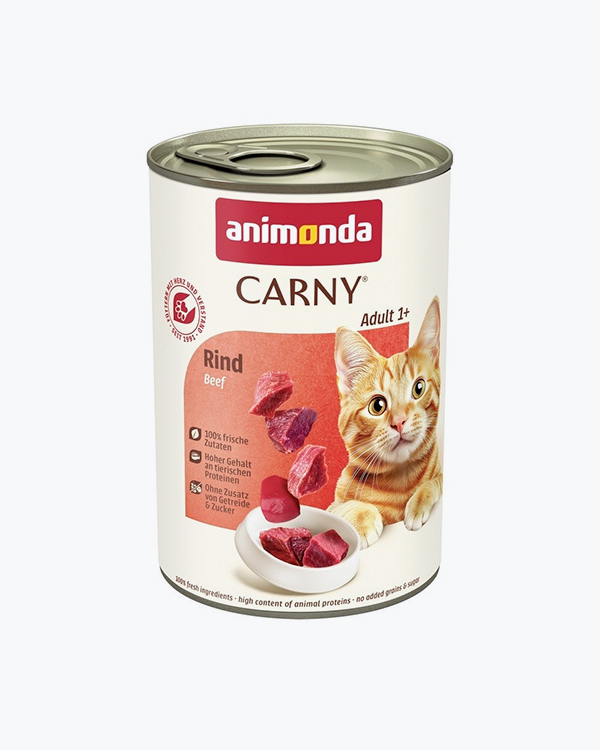 Вологий корм Carny Adult Beef для котів, з яловичиною, 400 г