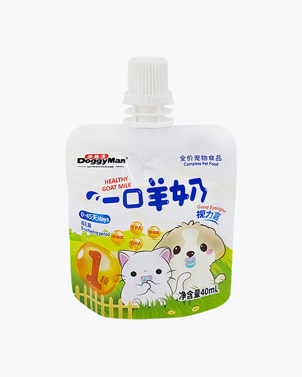 Молоко DoggyMan Healthy Goat Milk для щенков и котят от рождения до 45 дней, 40 мл