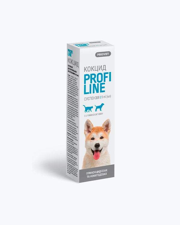 Суспензия ProVET Profiline Кокцид для кошек и собак, антигельминтик, 5 мл