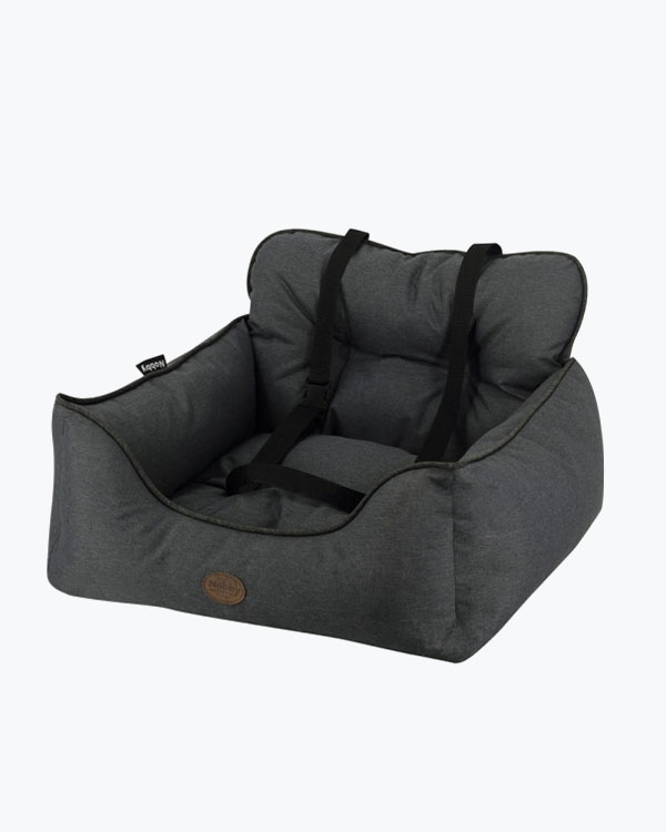 Лежак-автокрісло Nobby Kadek для собак, 55 × 50 × 34 см, сірий