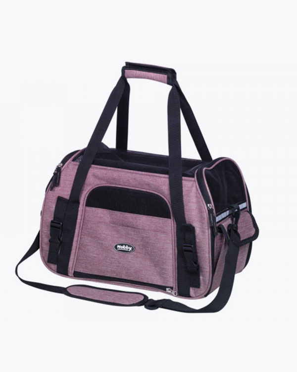 Сумка-переноска Nobby Lujan для тварин вагою до 7 кг, рожева, 43 x 23 x 29 см