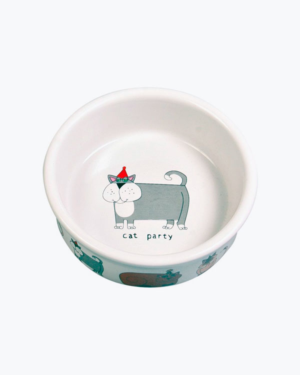 Миска Trixie для котів, керамічна, 12 см, 200 мл, в асортименті