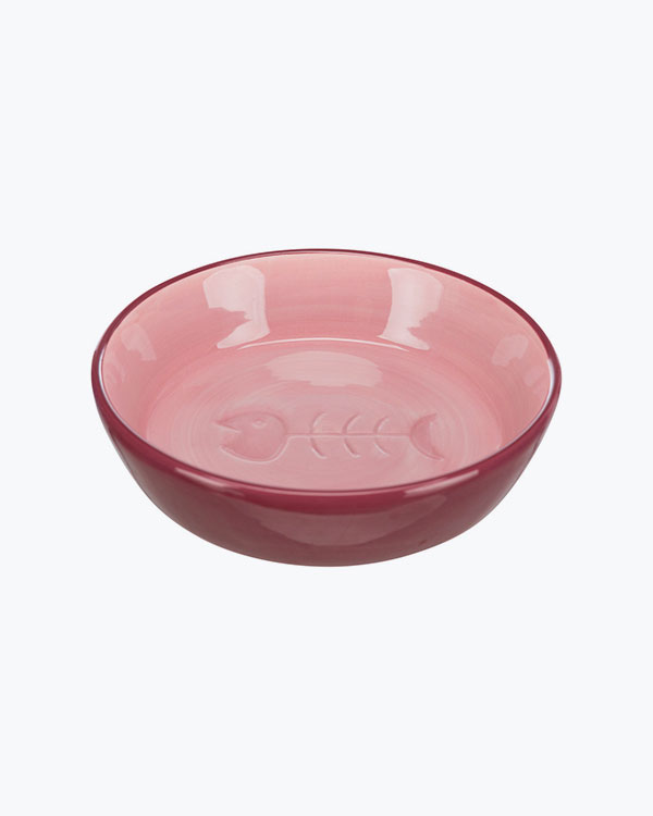 Миска Trixie для кошек, с рыбкой, керамическая, 13 см, 200 мл, цвет в ассортименте
