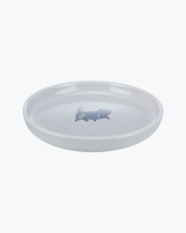 Миска Trixie для котів, пласка та широка, керамічна, 23 см 600 мл