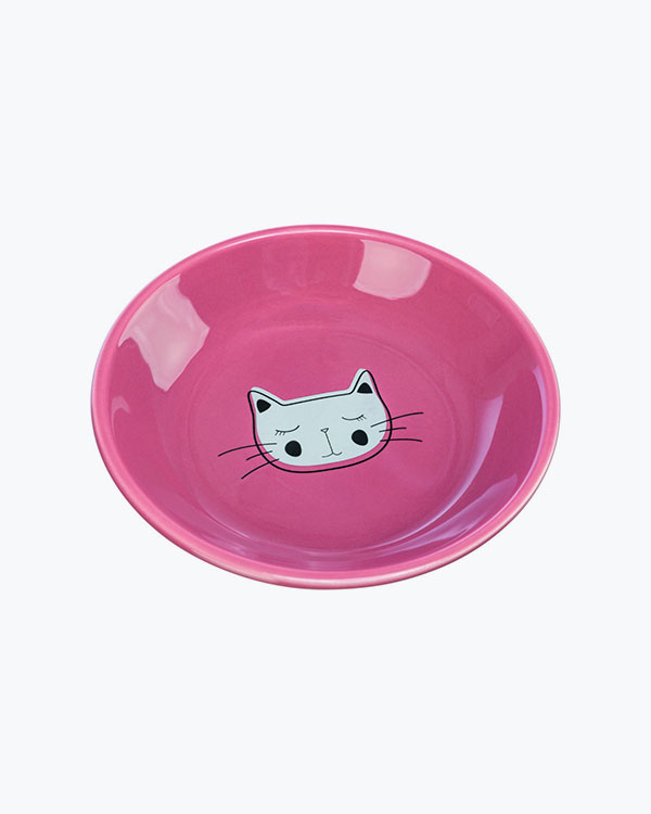 Миска Trixie для котів, пласка, керамічна, 200 мл, 14 см, колір в асортименті