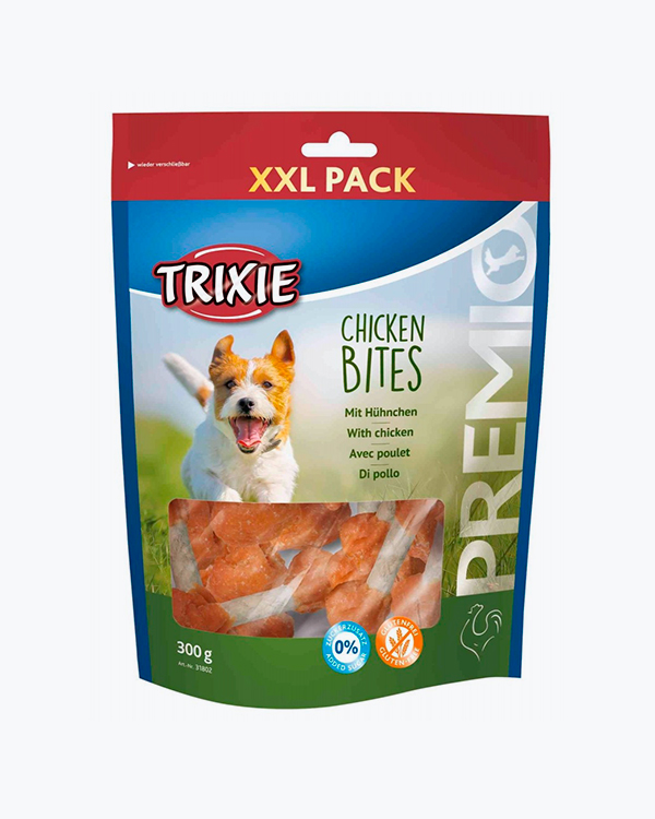 Лакомство Trixie Premio Chicken Bites XXL для собак, куриные гантельки, с курицей, 300 г