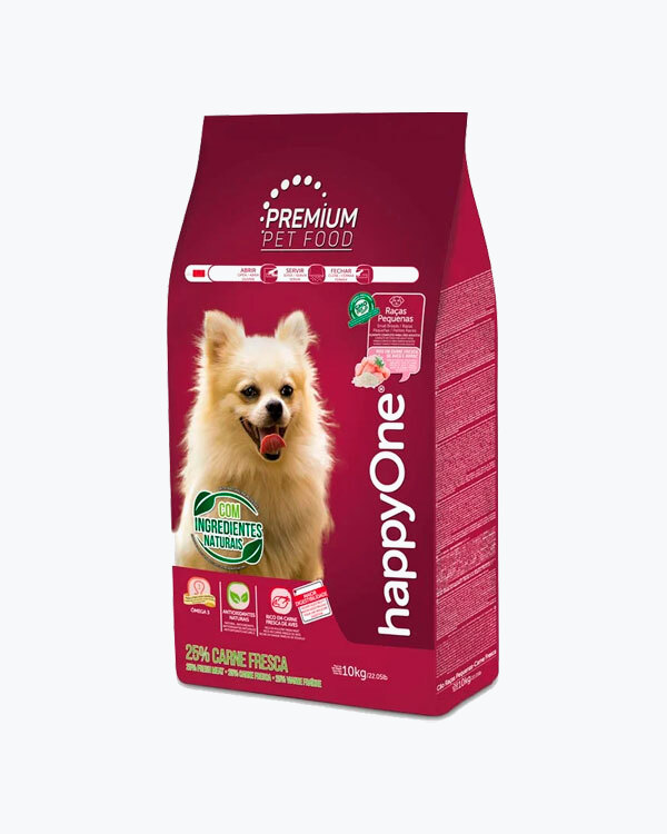 Сухой корм happyOne Premium Dog Small Breeds Fresh Meat для собак мелких пород со свежим мясом, 10 кг