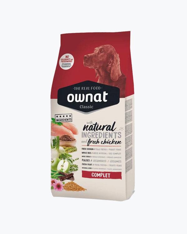 Ownat Classic Complete (Dog) — корм для взрослсых собак с Курицей 4 кг