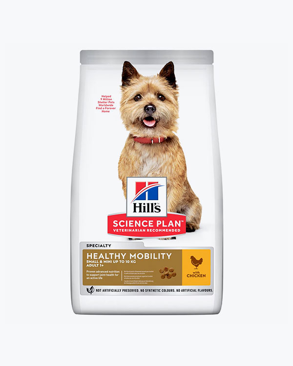Сухий корм для собак HILL'S SCIENCE PLAN Adult Healthy Mobility Small & Mini, з куркою, 1,5 кг.