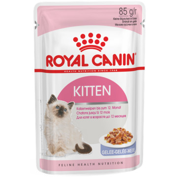 Вологий корм Royal Canin Kitten Instinctive у желе для кошенят до 12 місяців, 85 г