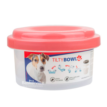 Tilty Bowl - миска для маленьких та середніх порід собак - теракотова, 0.6 л